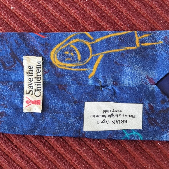 Save The Children Silk Tie - Picture 3 of 4